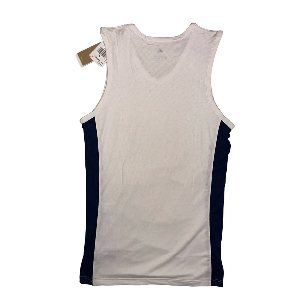 Adidas MENS Small Next Prime Tank Top Basketball Jersey Training White Black